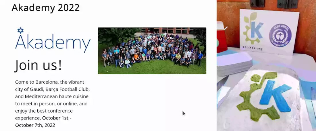 Pastís de KDE Eco
